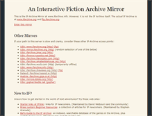 Tablet Screenshot of ifarchive.info