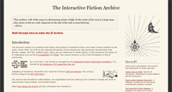 Desktop Screenshot of ifarchive.org