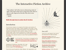 Tablet Screenshot of ifarchive.org